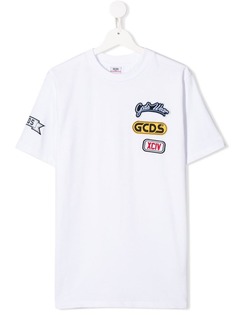 Gcds Kids multi patch T-shirt