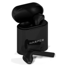 Гарнитура HARPER HB-508, вкладыши, черный, беспроводные bluetooth