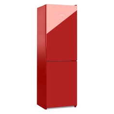 Холодильник NORD NRG 119 842, двухкамерный, красное стекло [00000251785]