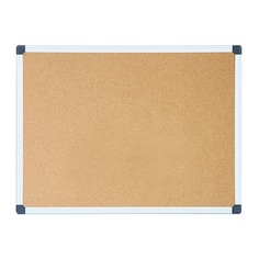 Демонстрационная доска Deli E39053 пробковая 60x90см алюминиевая рама