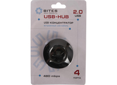 Хаб USB 5bites 4xUSB 2.0 HB24-206BK Black