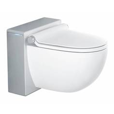 Подвесной унитаз-биде GROHE Sensia, готовый набор с электронным управлением (без инсталляции), матовый хром, белый (39111LP0)