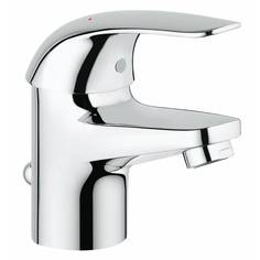 Смеситель для раковины GROHE Euroeco с донным клапаном, хром (23262000)