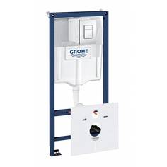 Система инсталляции для унитаза GROHE Rapid SL с панелью смыва (3 режима), комплект 5-в-1 (1,13 м) (38827000)