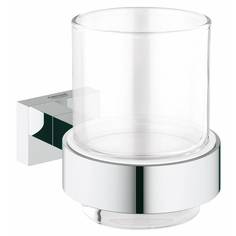Стакан с держателем GROHE Essentials Cube, хром (40755001)