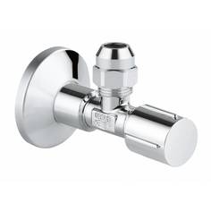 Угловой вентиль GROHE 1/2″-3/8″ для подключения смесителей, хром (22037000)