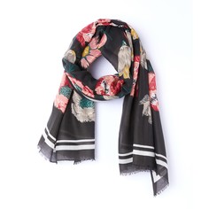 Палантин с цветочным рисунком La Redoute Collections