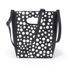 Сумка с ручками с рисунком в горох La Redoute Collections