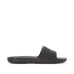 Туфли без задника на танкетке Sloane Embellished Slide Crocs