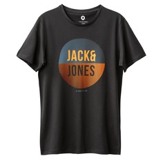 Футболка с круглым вырезом, рисунком и короткими рукавами Jack & Jones