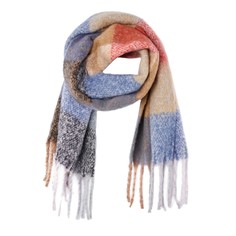 Шарф с принтом в клетку La Redoute Collections