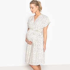Платье в горошек для периода беременности LA Redoute Maternite