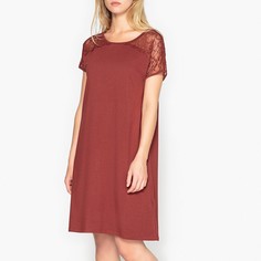 Рубашка ночная с кружевом La Redoute Collections