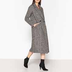 Пальто длинное с зигзагообразным рисунком LA Brand Boutique Collection