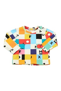 Детский лонгслив с принтом #Mumofsix