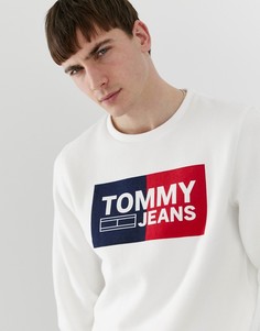 Белый классический свитшот с логотипом Tommy Jeans - Белый