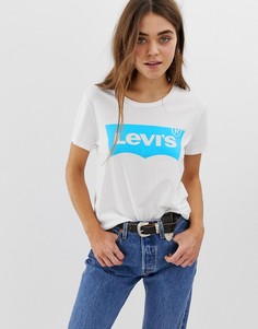 Синяя футболка с рукавами летучая мышь Levis - Мульти