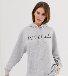 Худи серого цвета с логотипом Ivy Park - Серый