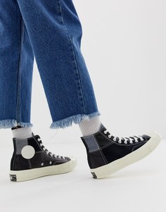 Кеды в стиле пэтчворк Converse Chuck 70 - Черный