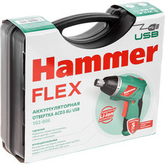 Аккумуляторная отвертка Hammer ACD3,6Li USB