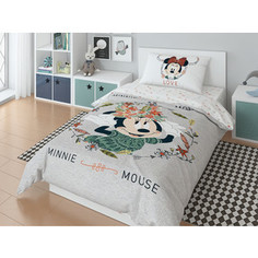 Комплект постельного белья Minnie 1,5 сп, страйп, Mickey gray (718072)