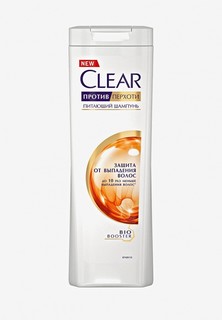 Шампунь Clear против перхоти Защита от выпадения волос 400 мл