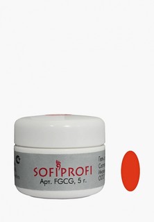 Гель-лак для ногтей Sofiprofi Неоновый цветной оранжевый