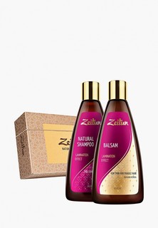 Набор для ухода за волосами Zeitun Зейтун "Натуральный эффект ламинирования". Шампунь 250 мл и бальзам 200 мл
