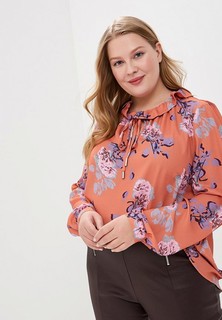 Блуза LOST INK PLUS TOP IN ORANGE FLORAL PRINT