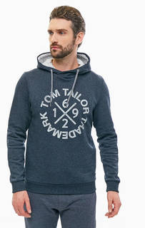 Синяя толстовка с капюшоном TOM Tailor