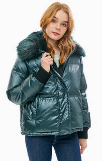 Зимняя куртка зеленого цвета с карманами Tommy Hilfiger