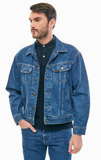 Синяя джинсовая куртка с карманами Lee