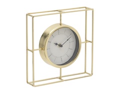 Часы настенные abelone (to4rooms) золотой 24.0x24.0x4.5 см.