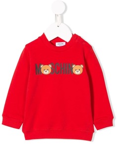 Moschino Kids толстовка с логотипом