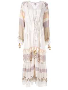 Hemant And Nandita tassel embroidered maxi dress