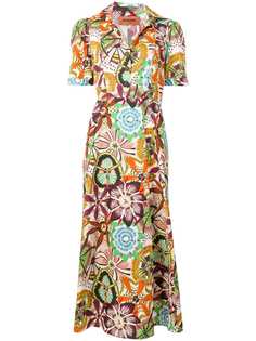 Missoni платье-рубашка с цветочным принтом