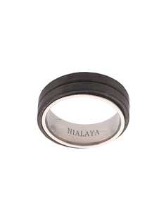 Nialaya Jewelry кольцо с двумя панелями