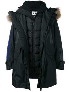 Dsquared2 многослойное пуховое пальто