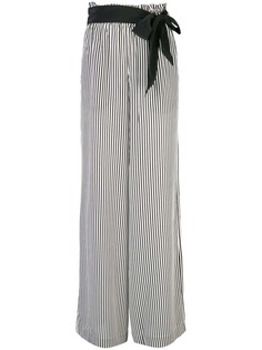 Asceno striped wide leg trousers