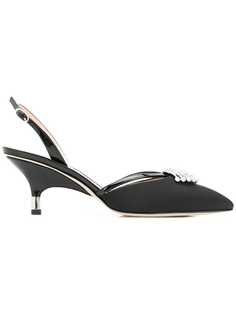 Giuseppe Zanotti Design embellished shell pumps