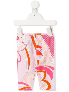 Emilio Pucci Junior леггинсы с цветочным принтом