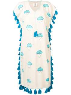 Dolci Follie Clouds embroidered kaftan