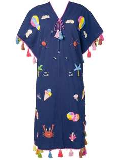 Dolci Follie Ice Cream embroidered kaftan