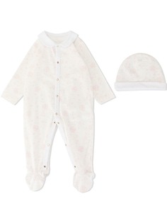 Roberto Cavalli Junior logo star print babygrow