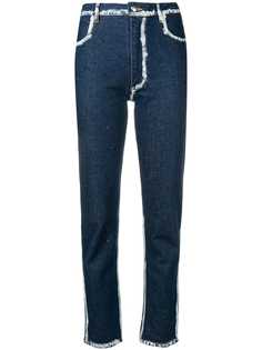 ECKHAUS LATTA джинсы с крашеными полосками