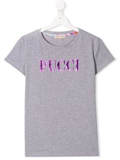 Emilio Pucci Junior футболка с принтом логотипа