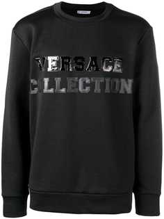 Versace Collection фактурная толстовка с логотипом