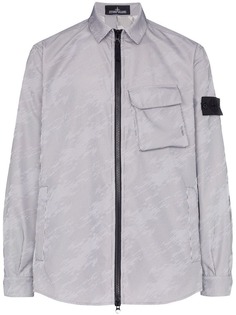 Stone Island Shadow Project куртка-рубашка на молнии