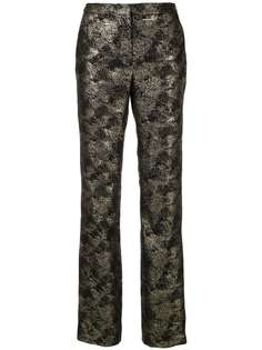 Bianca Spender прямые брюки Rococco