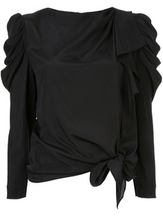 Bianca Spender блузка Finale со сборками